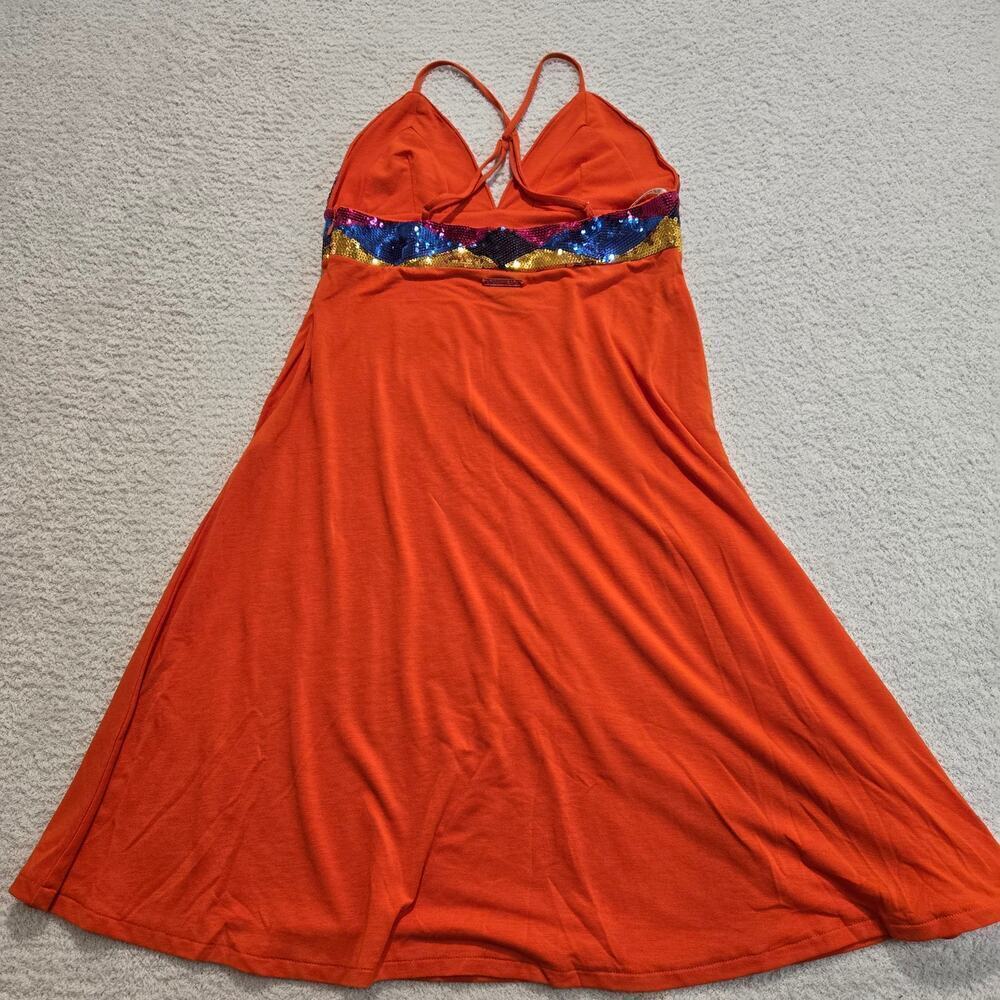 Rocawear Sequin Bodice Fit and Flare Sundress Size L Party Y2K - Picture 5 of 10